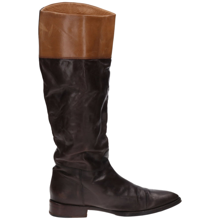 Long boots made in Italy 37 1/2 Women's 26.0cm /saa011441