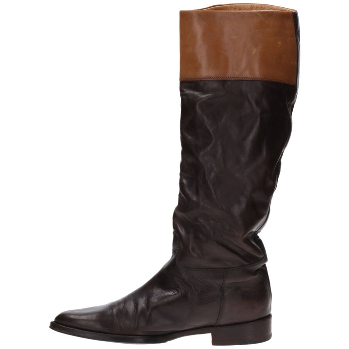 Long boots made in Italy 37 1/2 Women's 26.0cm /saa011441