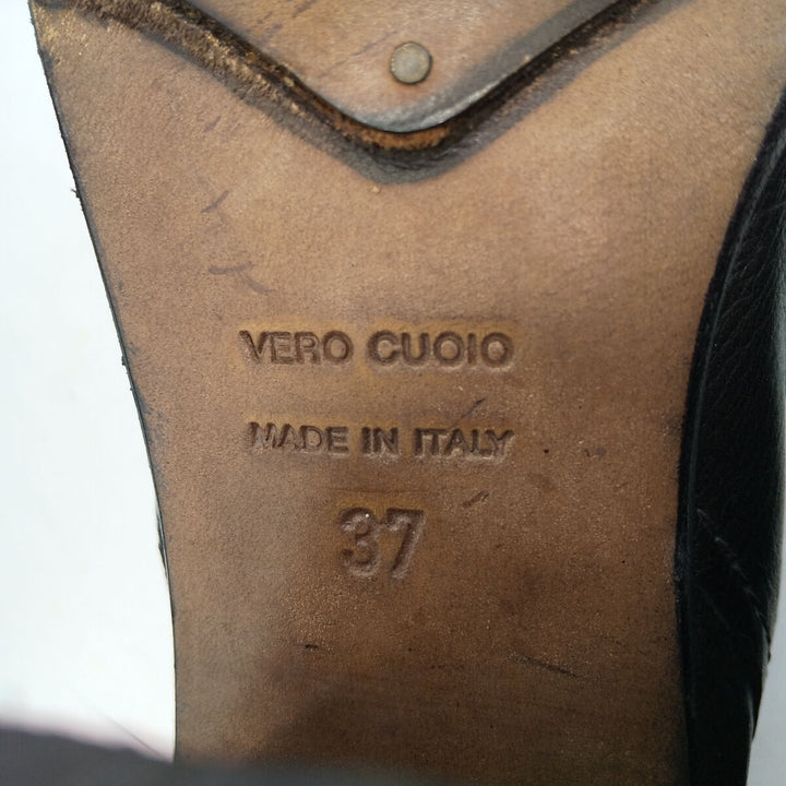 FUGA long boots made in Italy size 37 Women's 23.5cm /saa011465