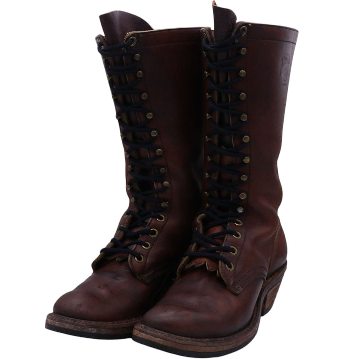 WHITE'S WORK BOOTS 8 Women's 25.0cm genuine leather brown type Vintage Second Hand