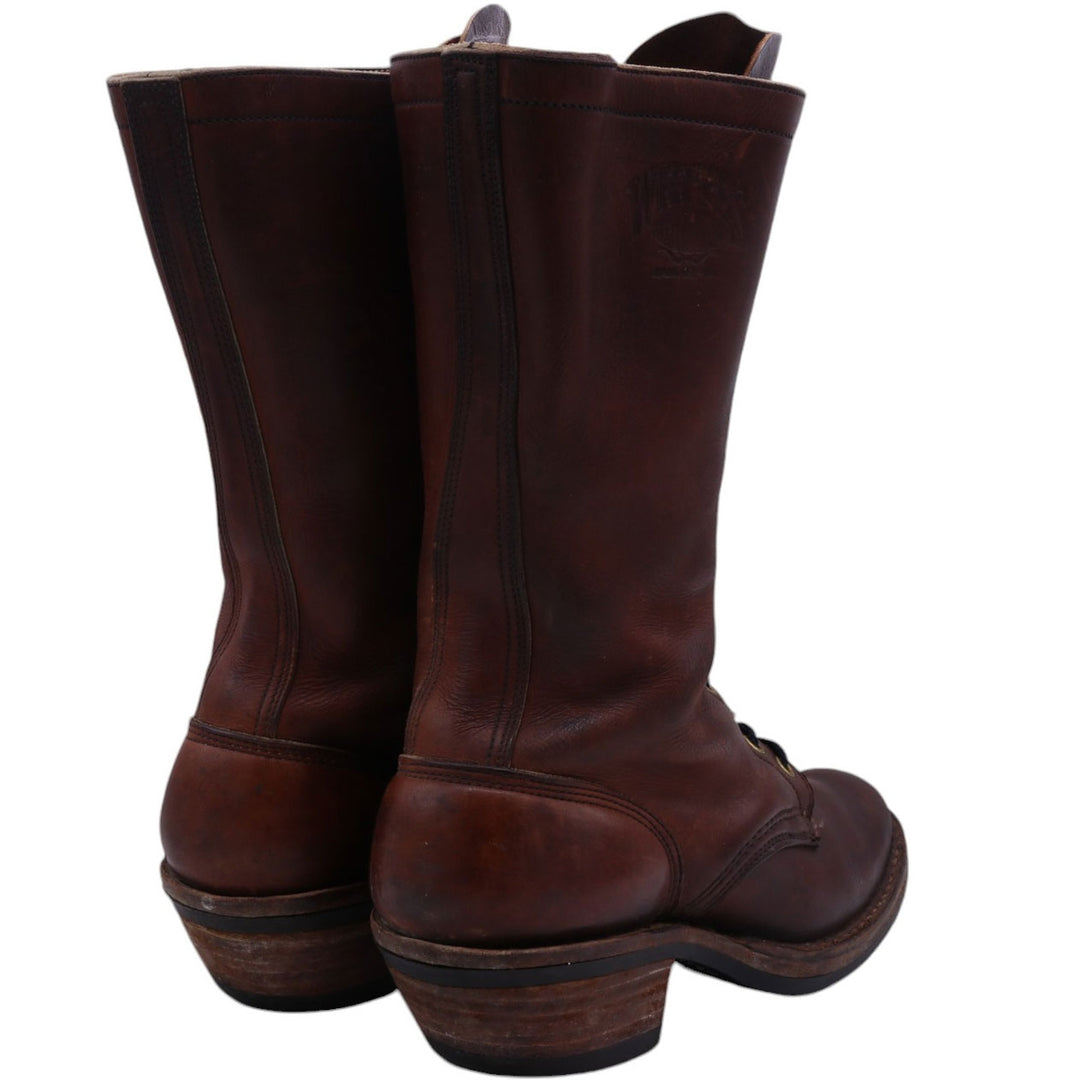 WHITE'S WORK BOOTS 8 Women's 25.0cm genuine leather brown type Vintage Second Hand
