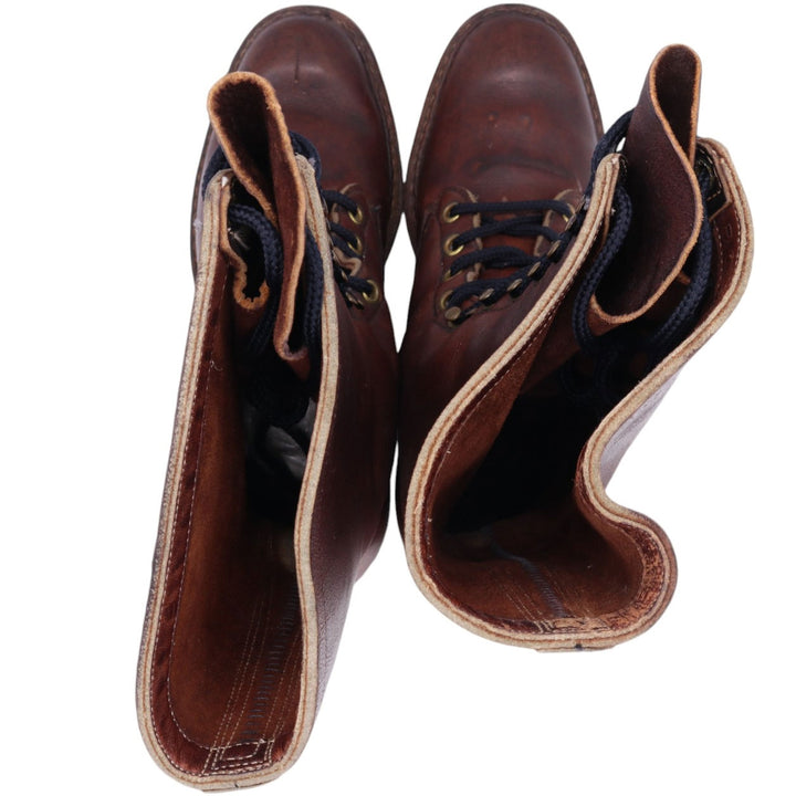WHITE'S WORK BOOTS 8 Women's 25.0cm genuine leather brown type Vintage Second Hand