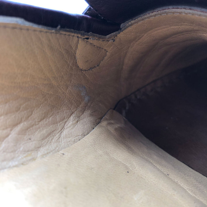 60s-70s GUCCI Old Gucci Quilted Tan Bit Loafers Made in Italy 44S Men's 10.8" equivalent Vintage /saa011613 Men's 27.5cm /saa011613