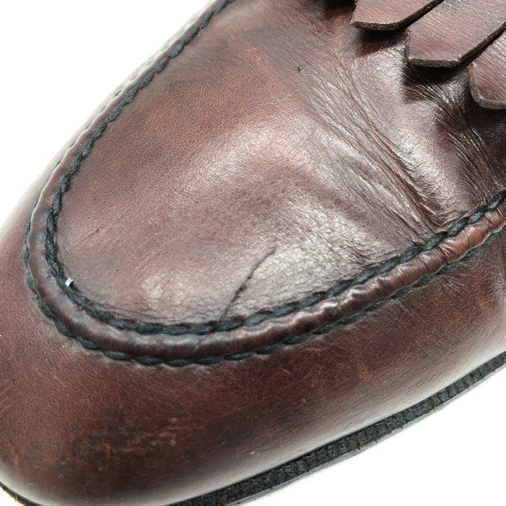 60s-70s GUCCI Old Gucci Quilted Tan Bit Loafers Made in Italy 44S Men's 10.8" equivalent Vintage /saa011613 Men's 27.5cm /saa011613