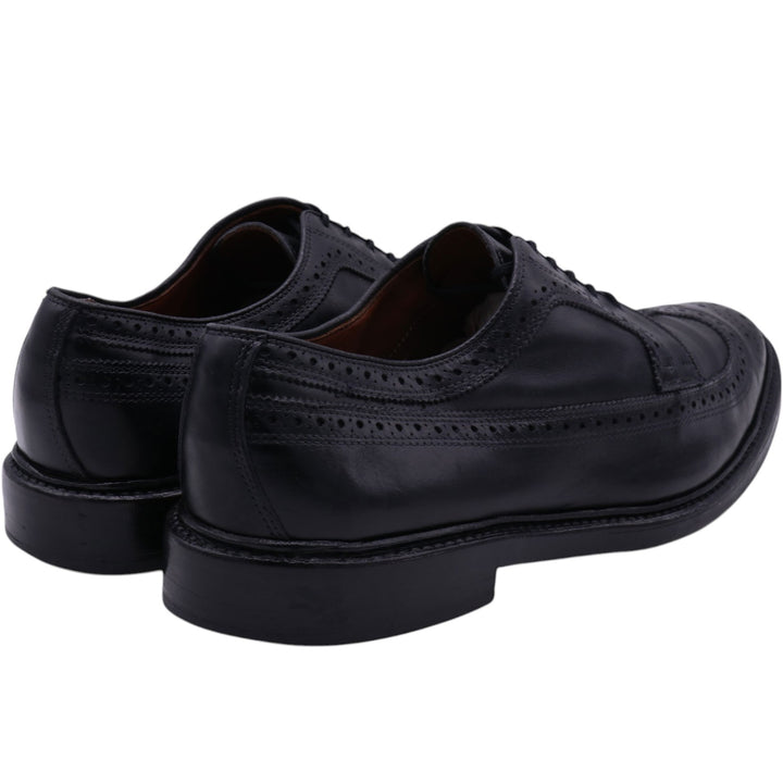 Allen Edmonds Macneil Wingtip Shoes Made in USA 9 1/2D Men's 27.5cm genuine leather black type Vintage Second Hand