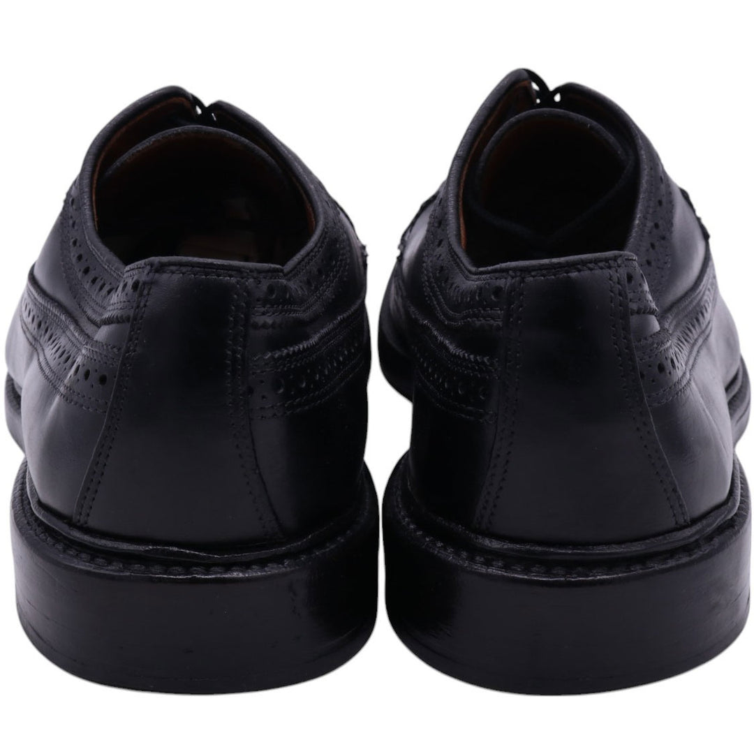 Allen Edmonds Macneil Wingtip Shoes Made in USA 9 1/2D Men's 27.5cm genuine leather black type Vintage Second Hand