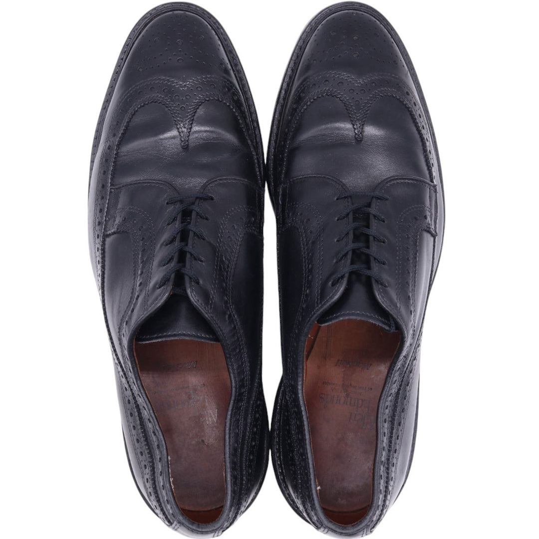 Allen Edmonds Macneil Wingtip Shoes Made in USA 9 1/2D Men's 27.5cm genuine leather black type Vintage Second Hand