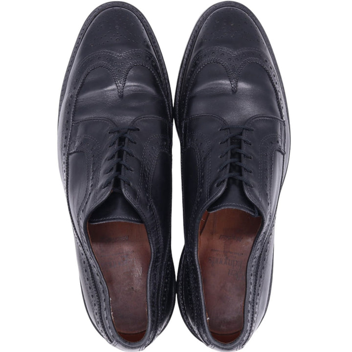 Allen Edmonds Macneil Wingtip Shoes Made in USA 9 1/2D Men's 27.5cm genuine leather black type Vintage Second Hand