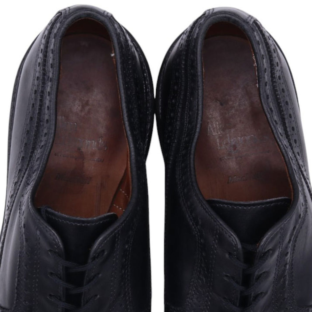 Allen Edmonds Macneil Wingtip Shoes Made in USA 9 1/2D Men's 27.5cm genuine leather black type Vintage Second Hand