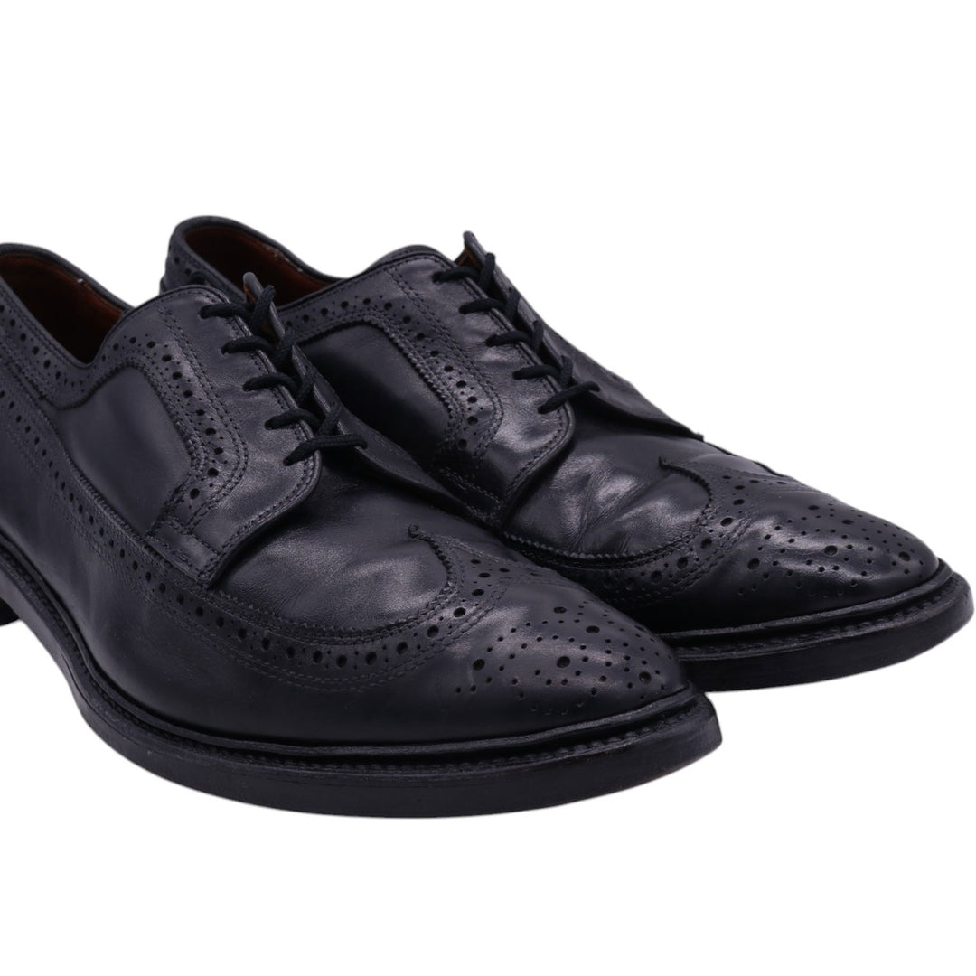 Allen Edmonds Macneil Wingtip Shoes Made in USA 9 1/2D Men's 27.5cm genuine leather black type Vintage Second Hand