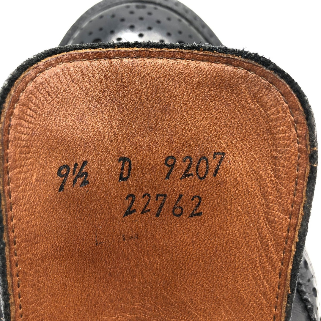 Allen Edmonds Macneil Wingtip Shoes Made in USA 9 1/2D Men's 27.5cm genuine leather black type Vintage Second Hand