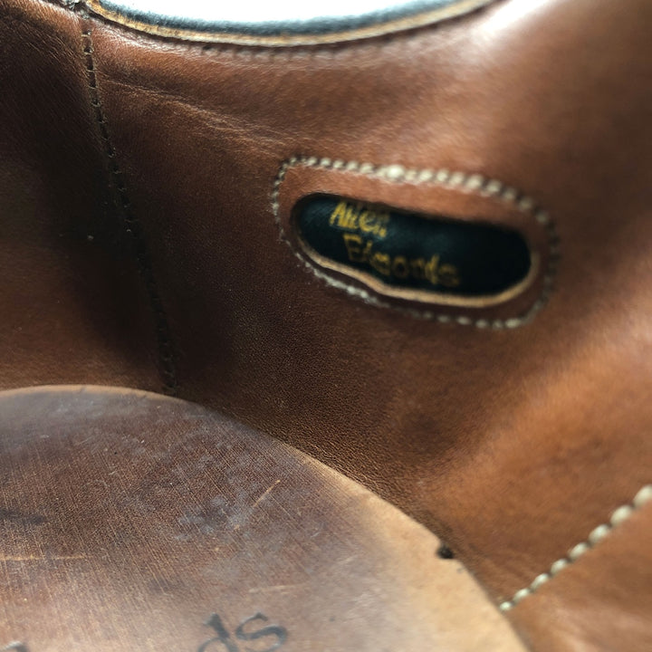 Allen Edmonds Macneil Wingtip Shoes Made in USA 9 1/2D Men's 27.5cm genuine leather black type Vintage Second Hand