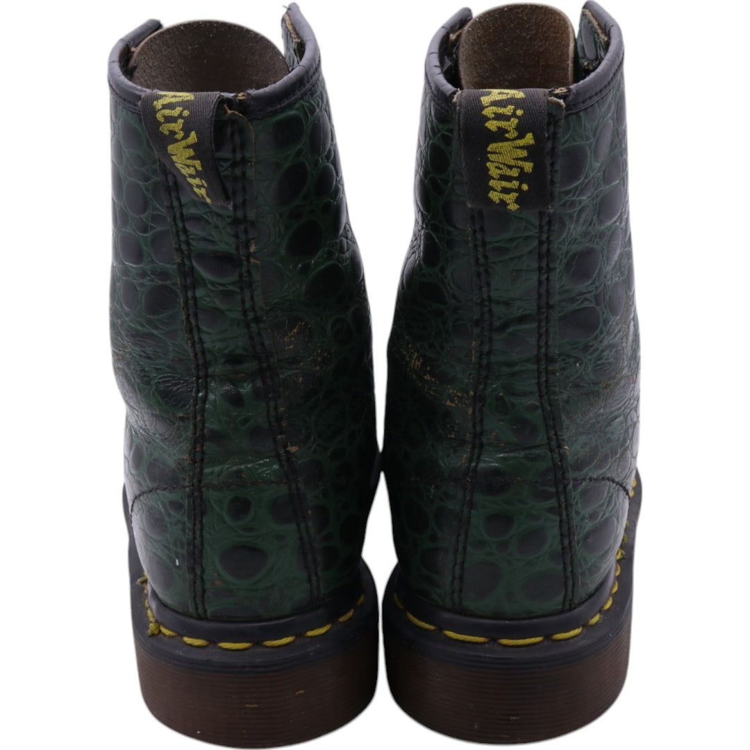 Dr. Martens Crocodile Pattern 8-hole boots Made in the UK 3 Women's 22.0cm /saa011658