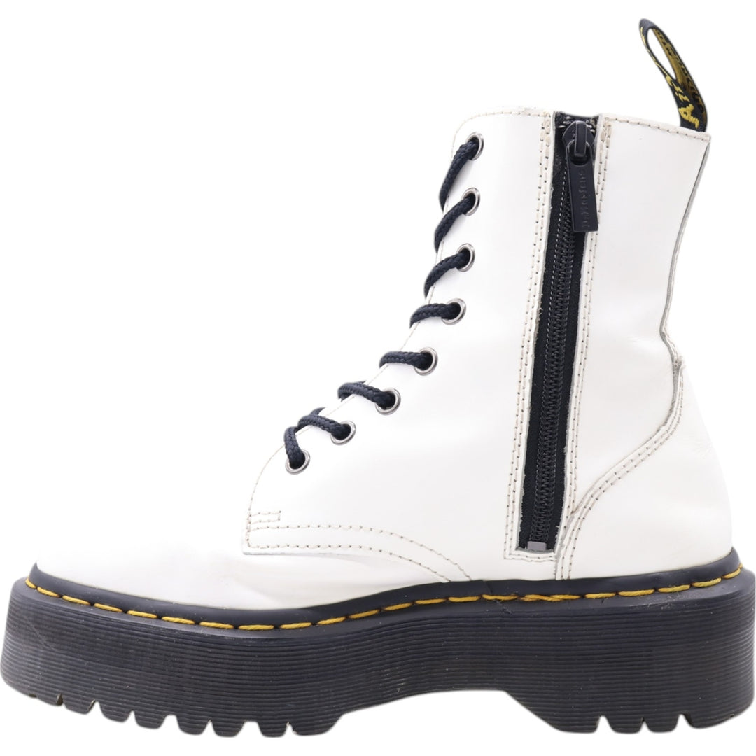 Dr. Martens 8-hole boots, thick sole, side zip, UK5 Women's 24.0cm /saa011672