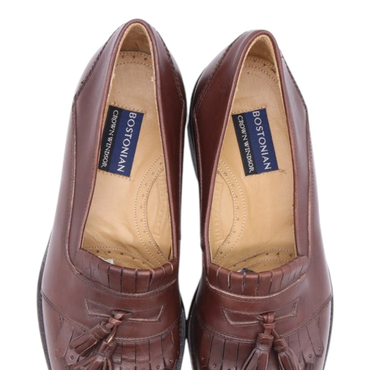 Bostonian CROWNWINDSOR Quilted Tassel Loafer Made in Italy 9 1/2M Men's 27.5cm /saa011689