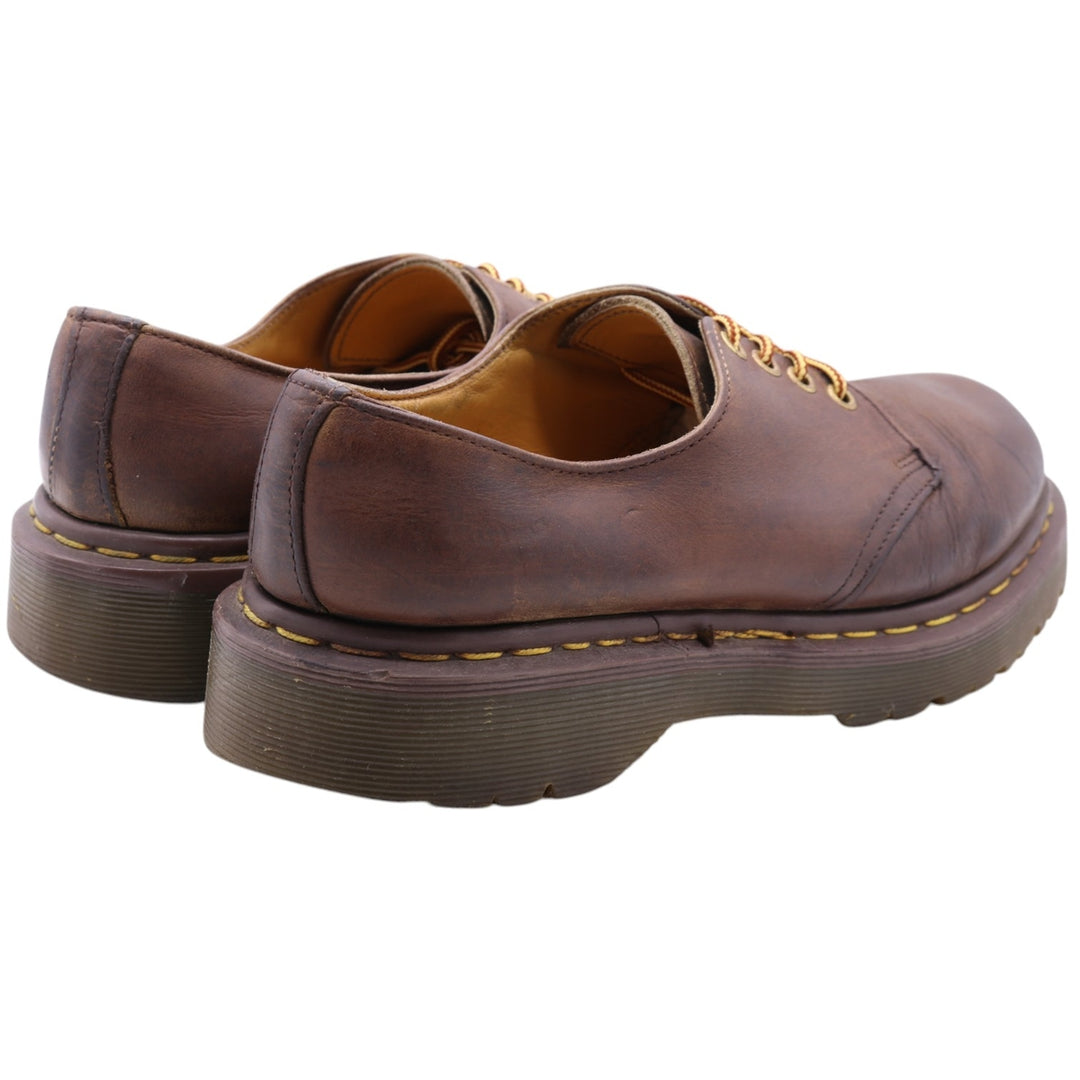 Dr. Martens 4-hole shoes made in the UK 8 Men's 27.0cm genuine leather brown type Vintage Second Hand