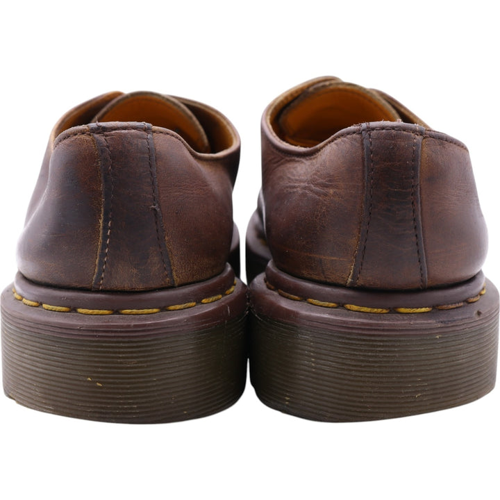 Dr. Martens 4-hole shoes made in the UK 8 Men's 27.0cm genuine leather brown type Vintage Second Hand