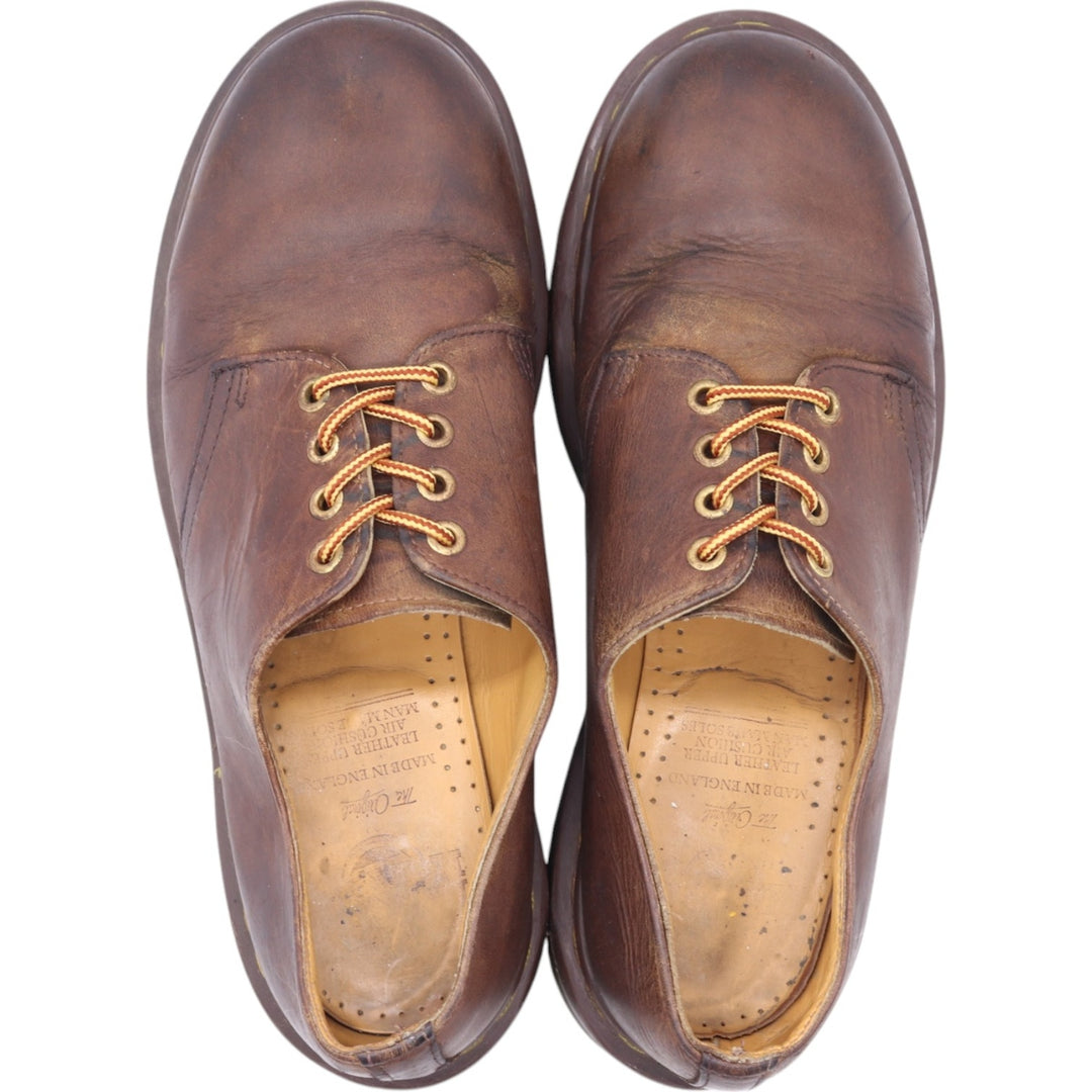 Dr. Martens 4-hole shoes made in the UK 8 Men's 27.0cm genuine leather brown type Vintage Second Hand