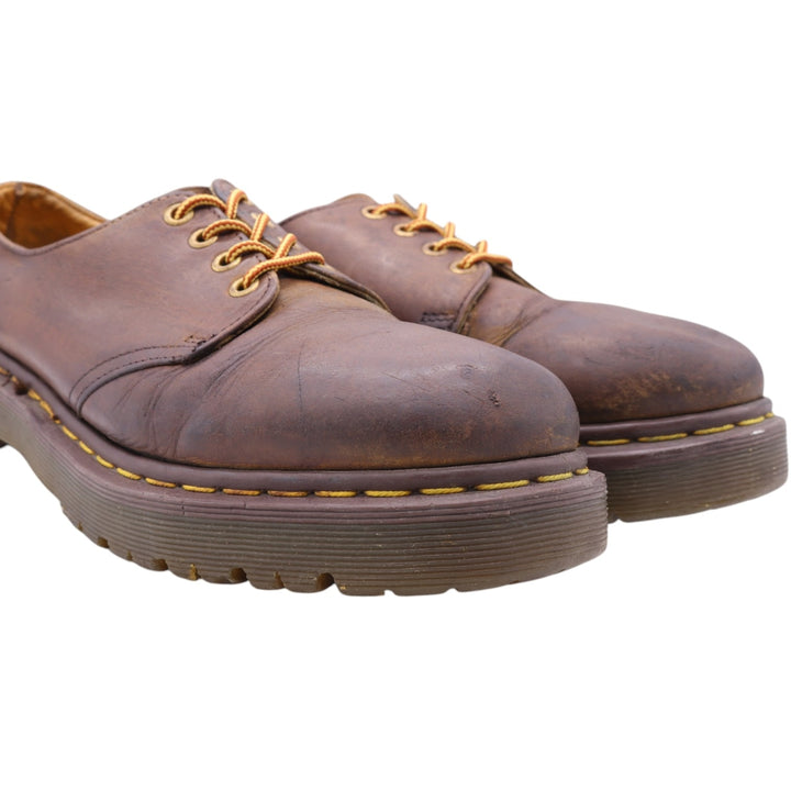 Dr. Martens 4-hole shoes made in the UK 8 Men's 27.0cm genuine leather brown type Vintage Second Hand