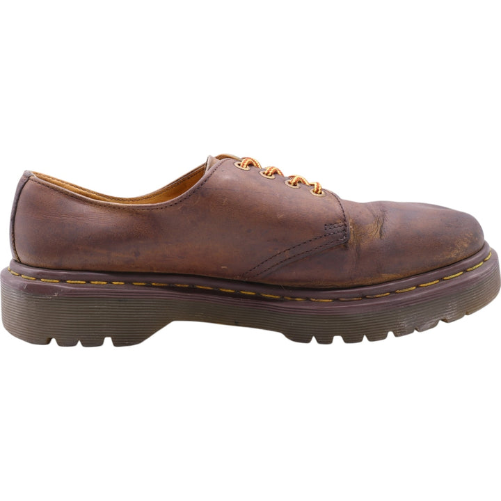 Dr. Martens 4-hole shoes made in the UK 8 Men's 27.0cm genuine leather brown type Vintage Second Hand