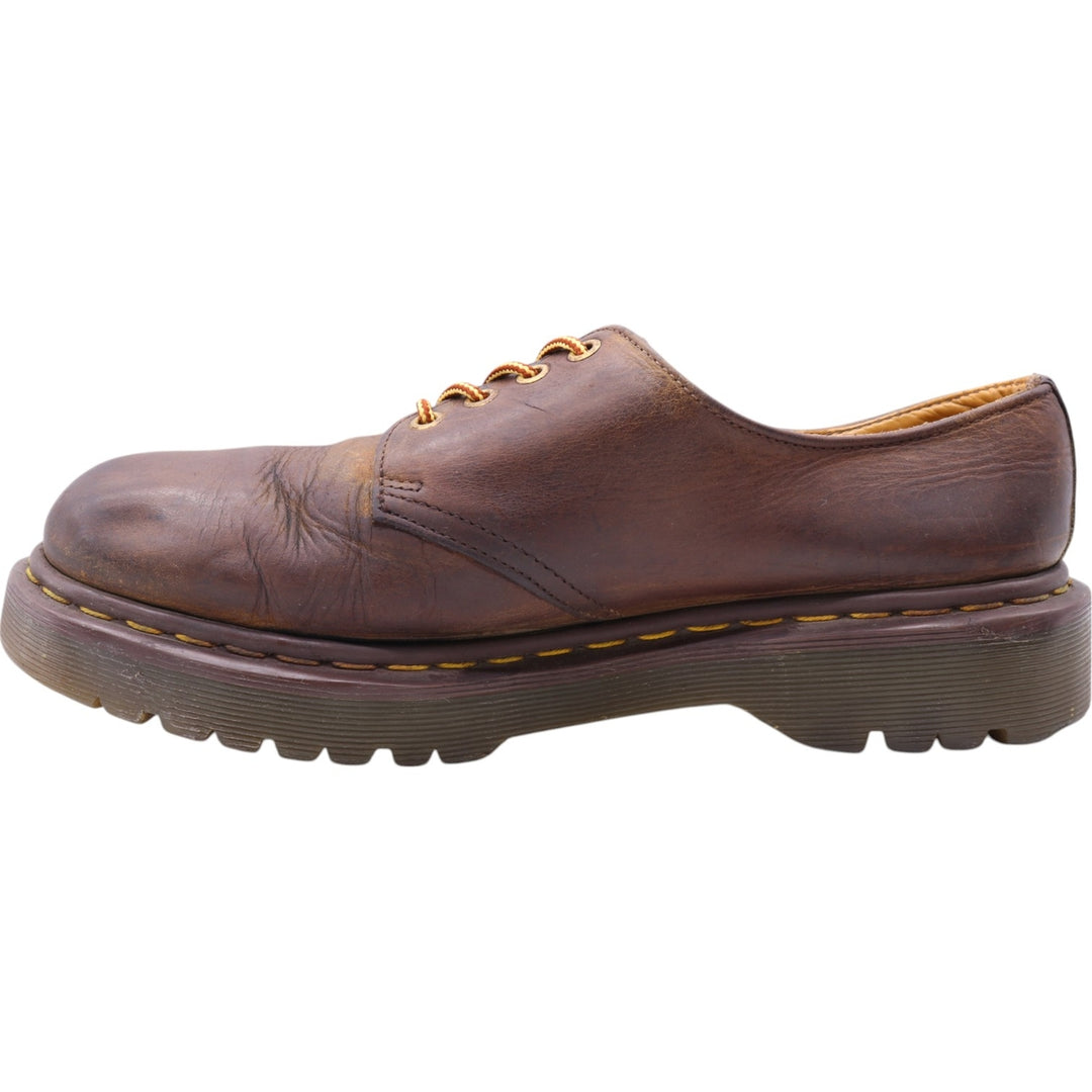 Dr. Martens 4-hole shoes made in the UK 8 Men's 27.0cm genuine leather brown type Vintage Second Hand
