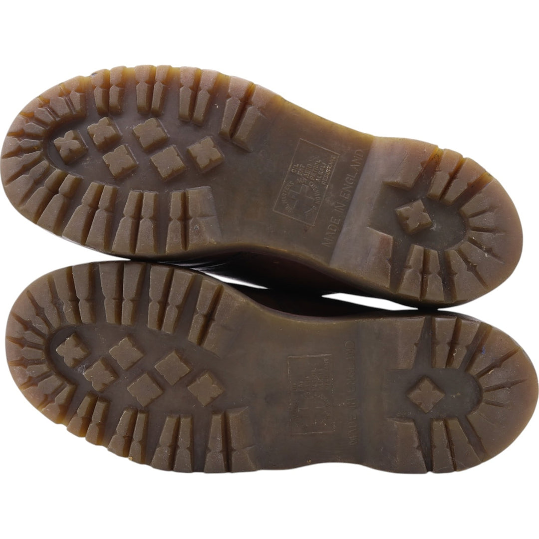 Dr. Martens 4-hole shoes made in the UK 8 Men's 27.0cm genuine leather brown type Vintage Second Hand