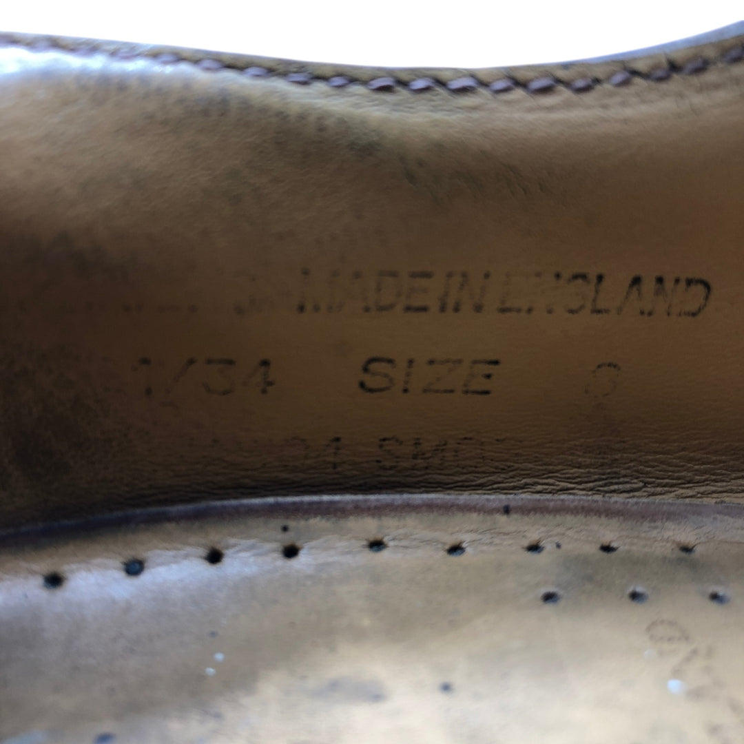 Dr. Martens 4-hole shoes made in the UK 8 Men's 27.0cm genuine leather brown type Vintage Second Hand