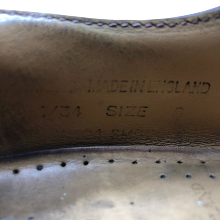 Dr. Martens 4-hole shoes made in the UK 8 Men's 27.0cm genuine leather brown type Vintage Second Hand