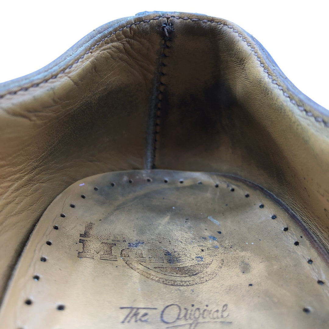 Dr. Martens 4-hole shoes made in the UK 8 Men's 27.0cm genuine leather brown type Vintage Second Hand