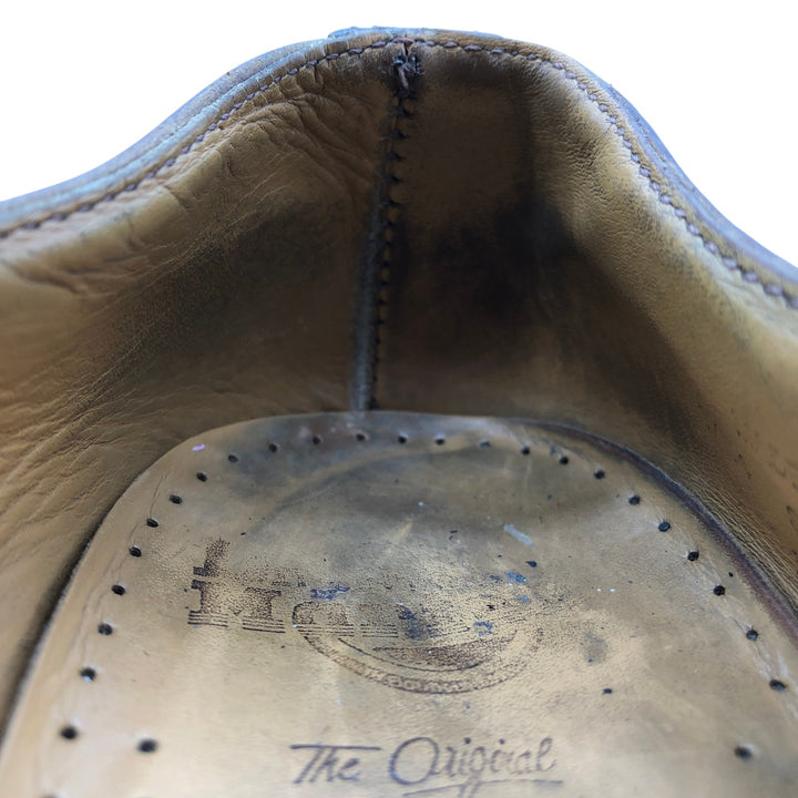 Dr. Martens 4-hole shoes made in the UK 8 Men's 27.0cm genuine leather brown type Vintage Second Hand