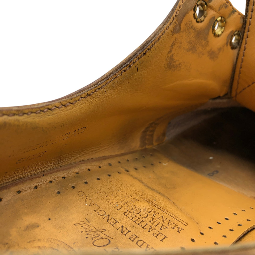 Dr. Martens 4-hole shoes made in the UK 8 Men's 27.0cm genuine leather brown type Vintage Second Hand