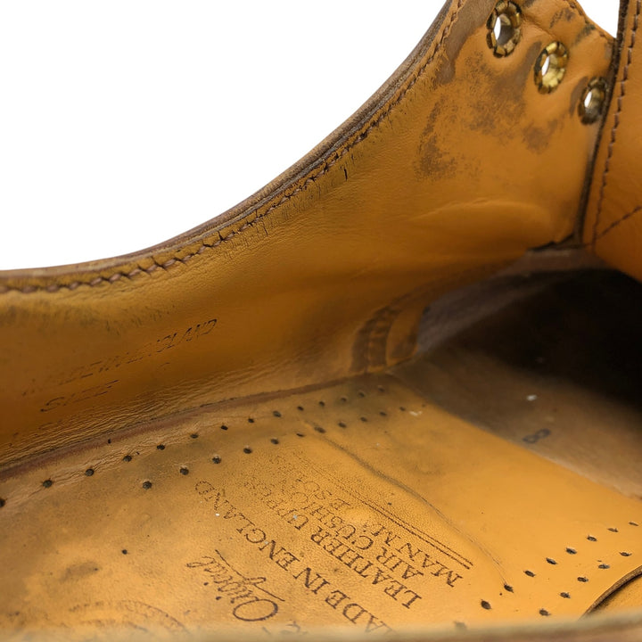 Dr. Martens 4-hole shoes made in the UK 8 Men's 27.0cm genuine leather brown type Vintage Second Hand