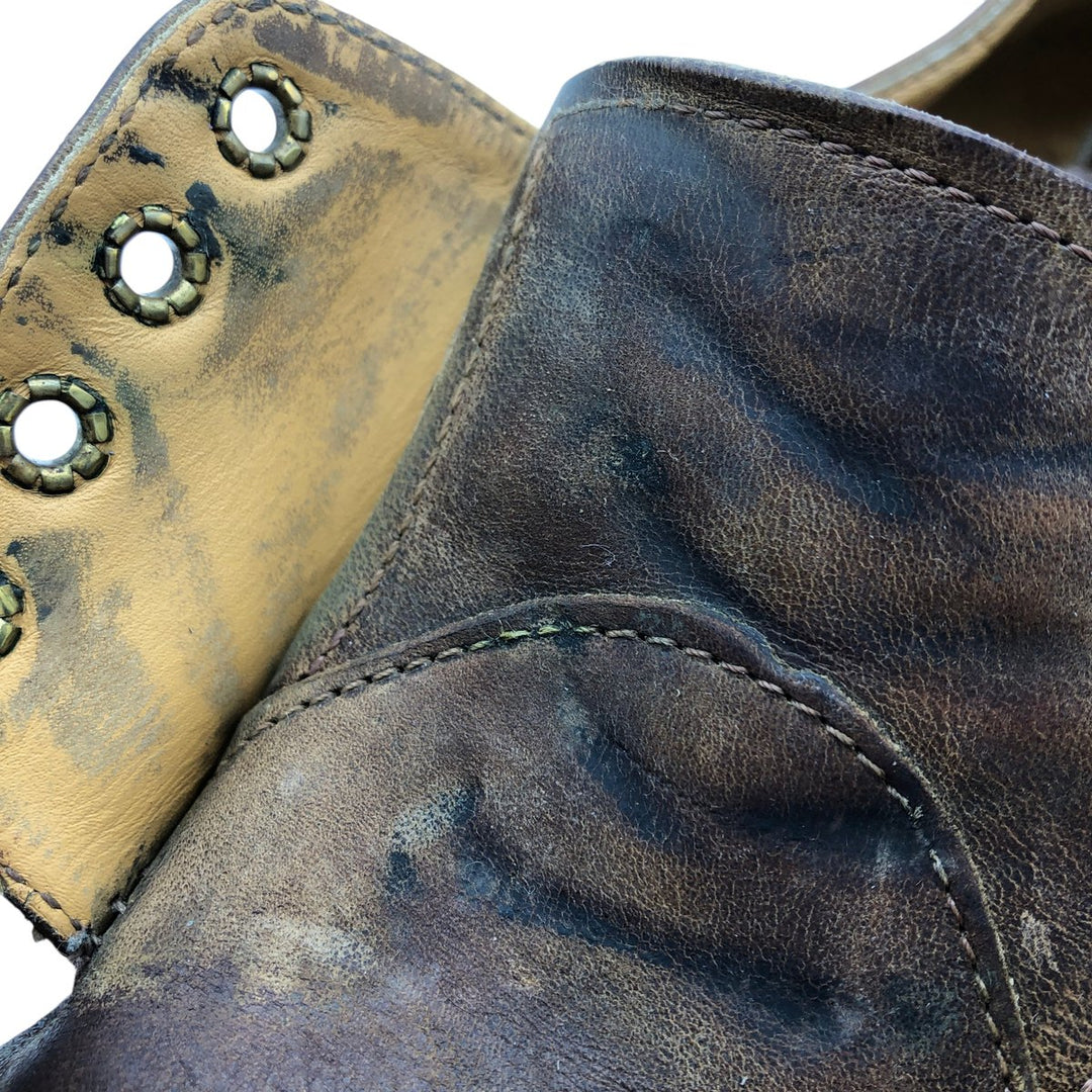 Dr. Martens 4-hole shoes made in the UK 8 Men's 27.0cm genuine leather brown type Vintage Second Hand