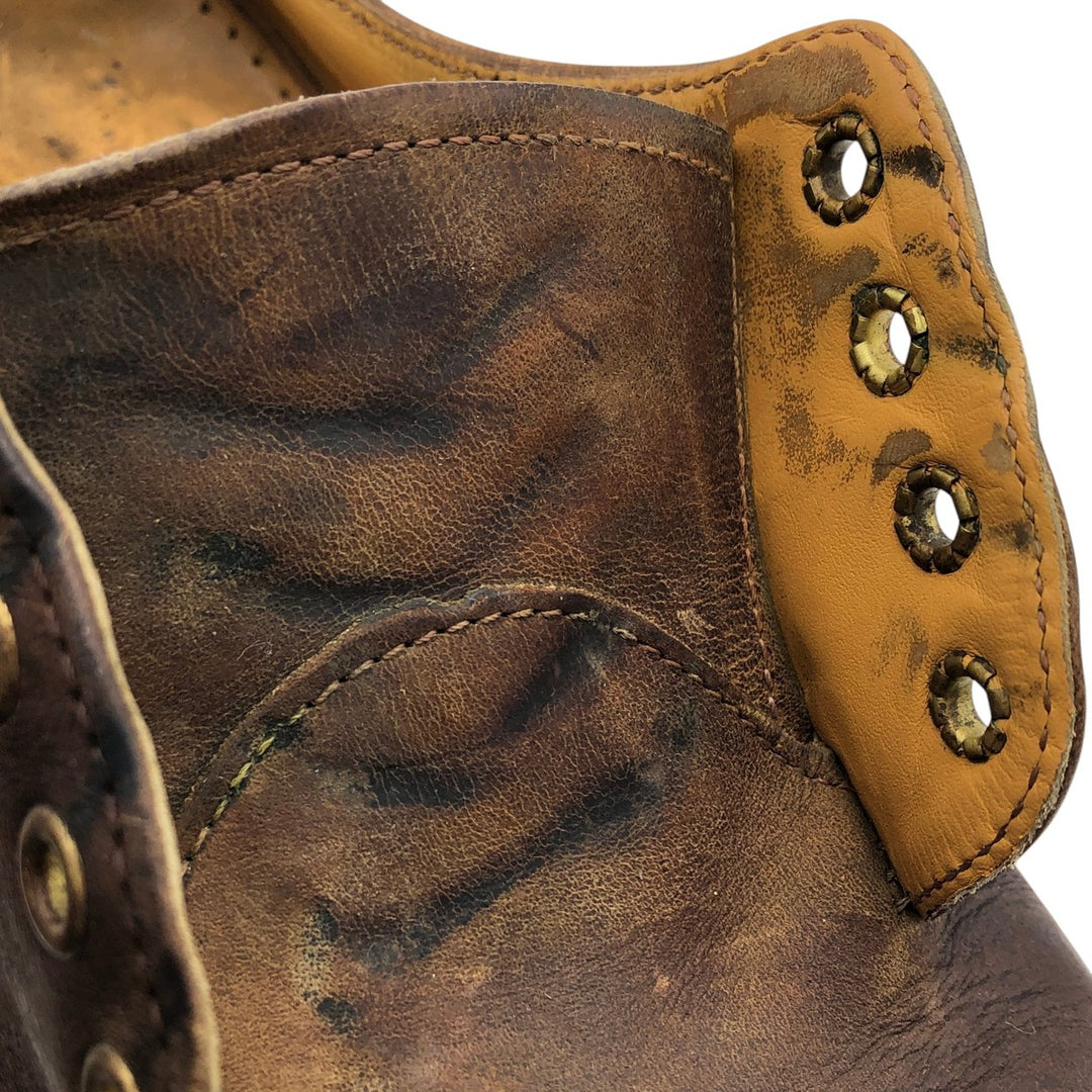 Dr. Martens 4-hole shoes made in the UK 8 Men's 27.0cm genuine leather brown type Vintage Second Hand