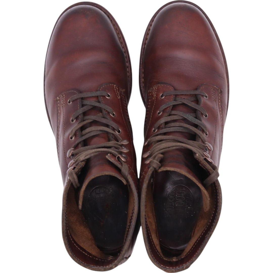 WOLVERINE 1000 MILE Work Boots Made in Italy 9B Men's 27.0cm genuine leather brown type Vintage Second Hand