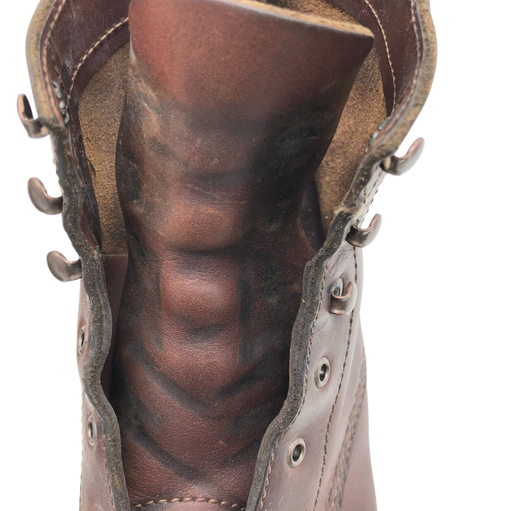 WOLVERINE 1000 MILE Work Boots Made in Italy 9B Men's 27.0cm genuine leather brown type Vintage Second Hand