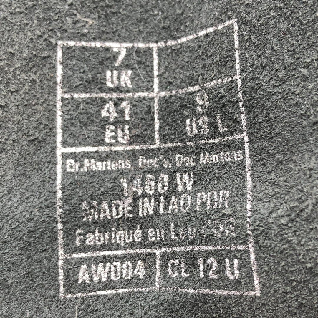 Dr. Martens 8-hole boots UK7 Men's 26.0cm genuine leather black type Vintage Second Hand