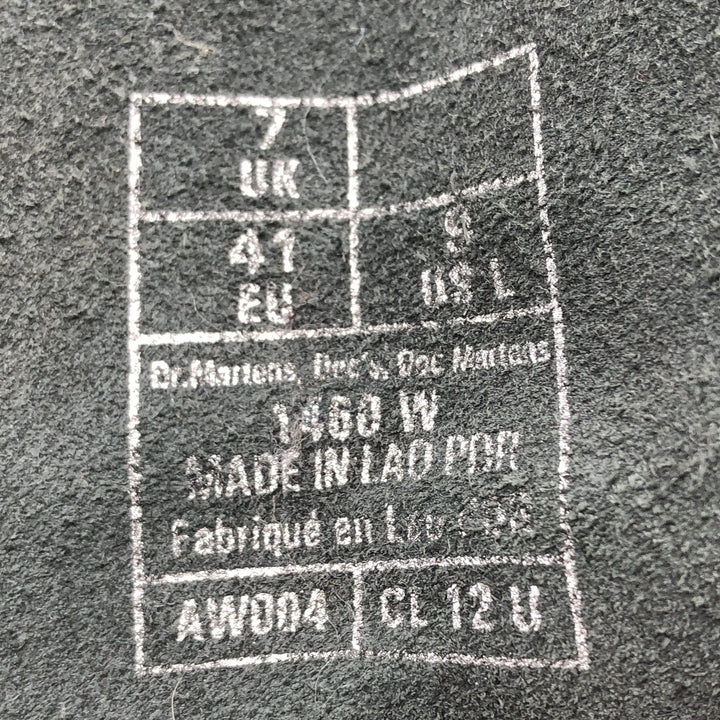 Dr. Martens 8-hole boots UK7 Men's 26.0cm genuine leather black type Vintage Second Hand