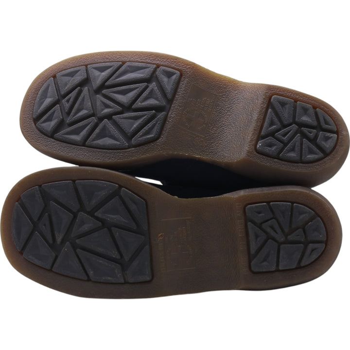 Dr. Martens 3-hole boots with thick soles, made in the UK 9 Men's 27.5cm Genuine Leather Suede navy blue type Vintage Second Hand