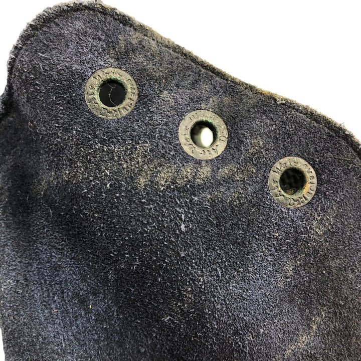 Dr. Martens 3-hole boots with thick soles, made in the UK 9 Men's 27.5cm Genuine Leather Suede navy blue type Vintage Second Hand