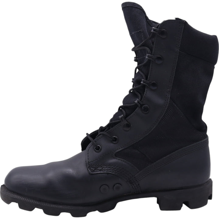 WATERPROOF Waterproof Steel Toe Combat Boots 8 Men's 26.0cm genuine leather black type Vintage Second Hand