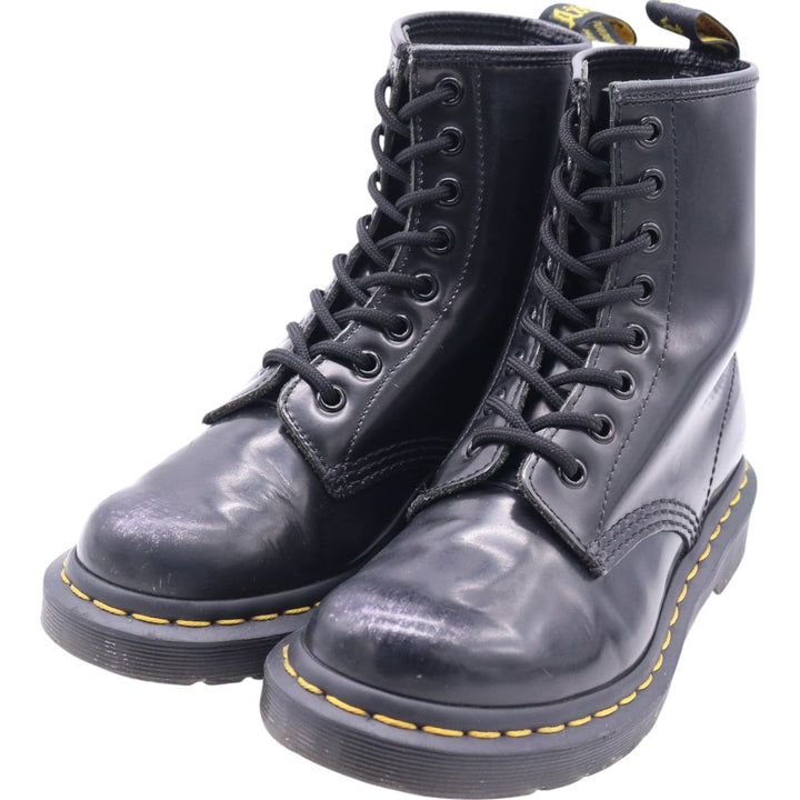 Dr. Martens 8-hole boots 3 Women's 21.5cm genuine leather black type Vintage Second Hand