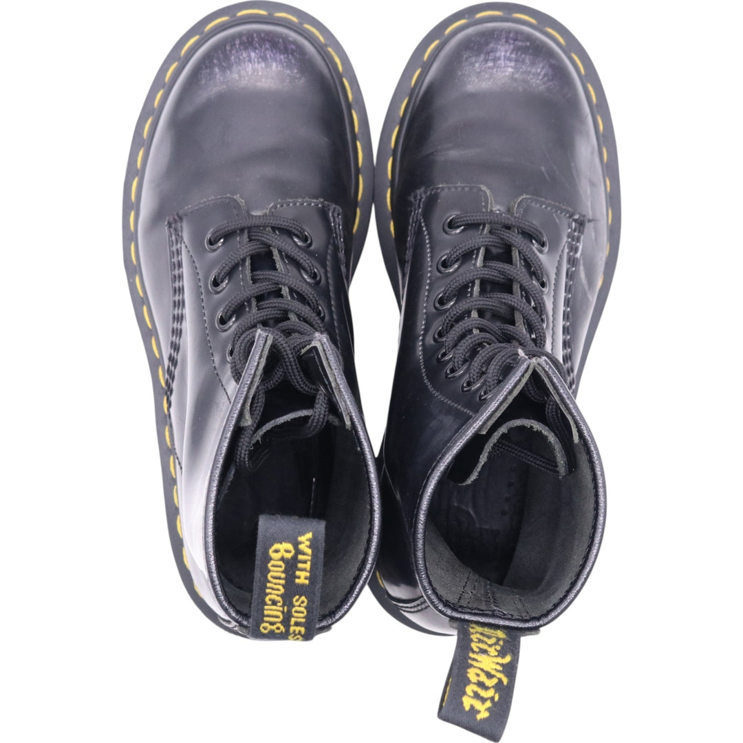 Dr. Martens 8-hole boots 3 Women's 21.5cm genuine leather black type Vintage Second Hand