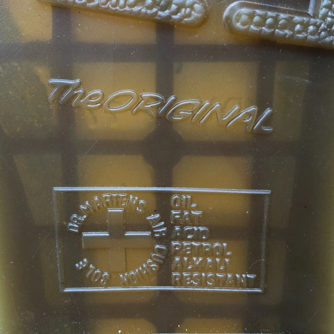 Dr. Martens All-over Pattern 8-hole Boots 4 Women's 23.0cm leather Gold type Vintage Second Hand