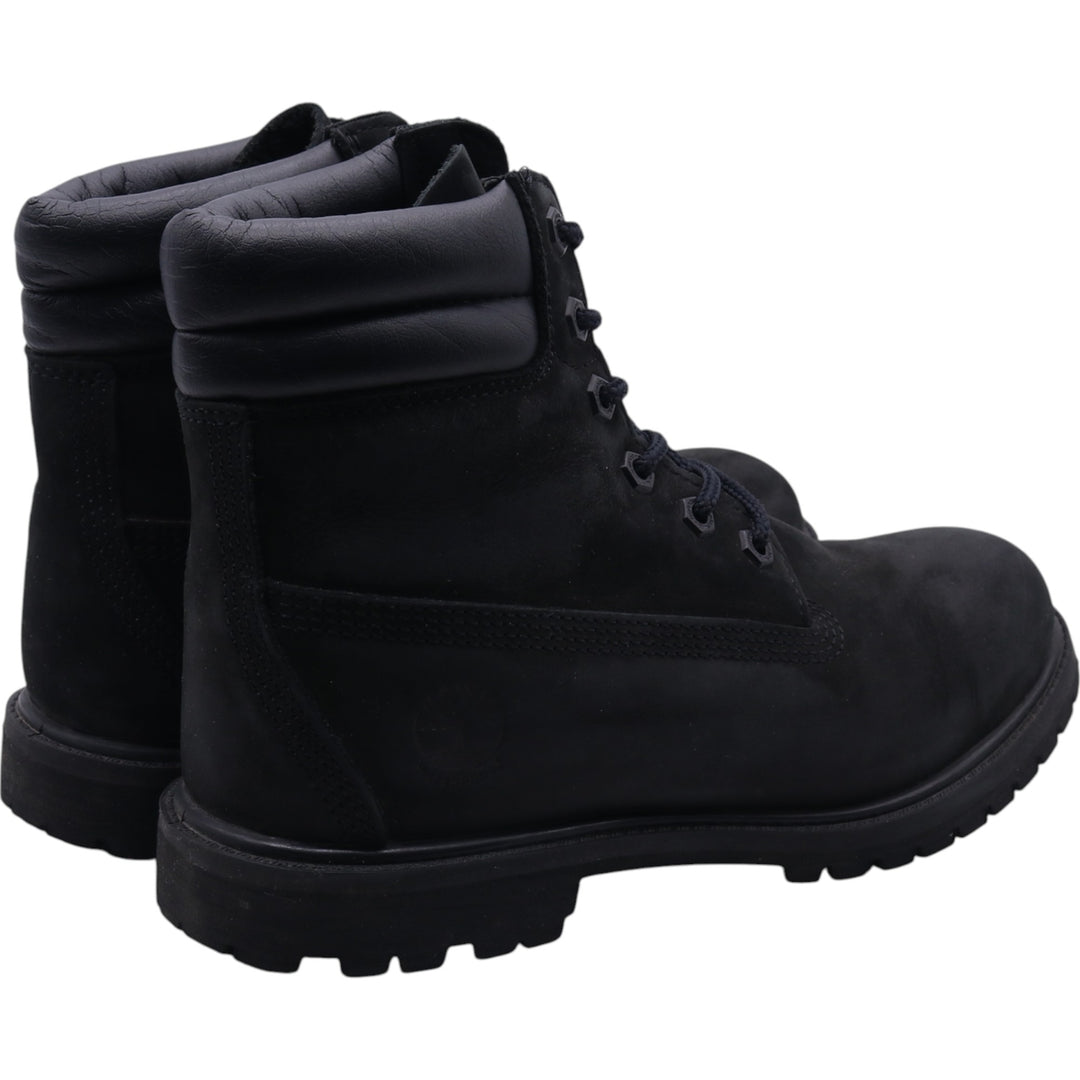 Timberland 6 inch waterproof work boots 8.5 Women's 25.5cm genuine leather black type Vintage Second Hand