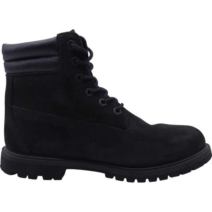 Timberland 6 inch waterproof work boots 8.5 Women's 25.5cm genuine leather black type Vintage Second Hand