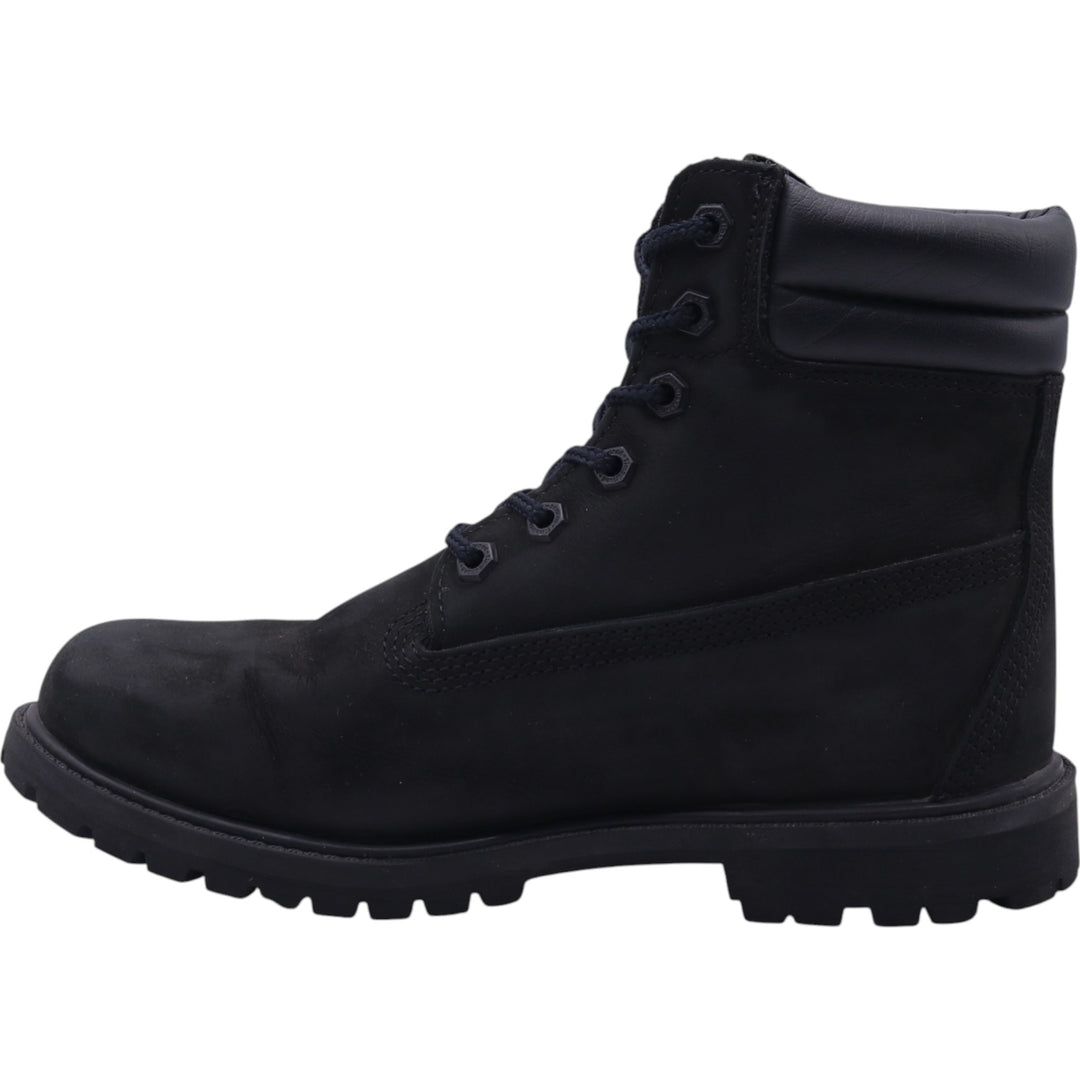 Timberland 6 inch waterproof work boots 8.5 Women's 25.5cm genuine leather black type Vintage Second Hand