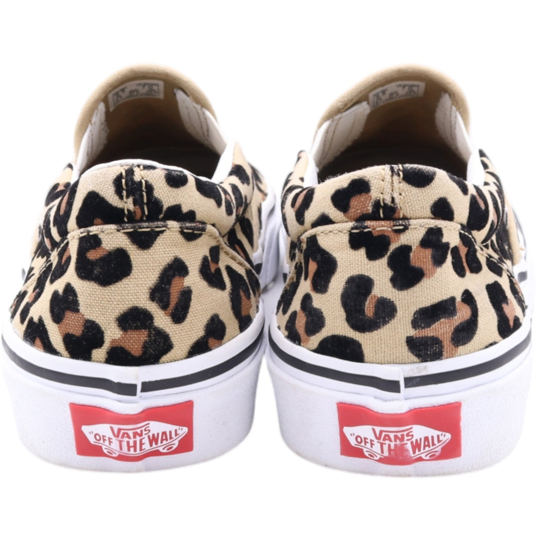 VANS SLIP-ON Leopard Pattern Sneakers US7 Women's 24.0cm /saa011787