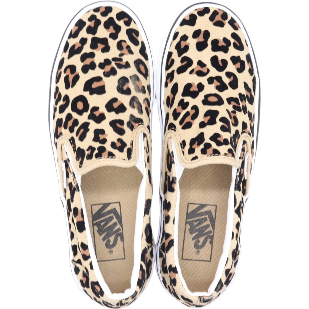 VANS SLIP-ON Leopard Pattern Sneakers US7 Women's 24.0cm /saa011787