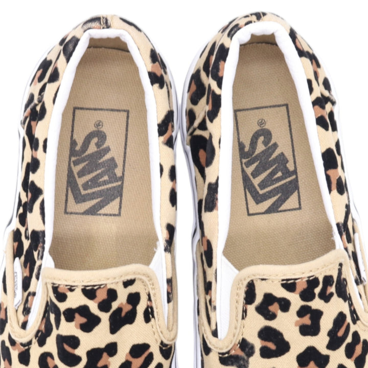 VANS SLIP-ON Leopard Pattern Sneakers US7 Women's 24.0cm /saa011787